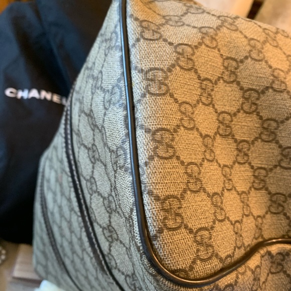 🚫SOLD🚫GUCCI
GG Supreme Monogram Nice Top Handle Dome Bag Maple Brown - Picture 8 of 13